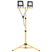 LED-flomlys med stativ 2x50 W kaldhvit