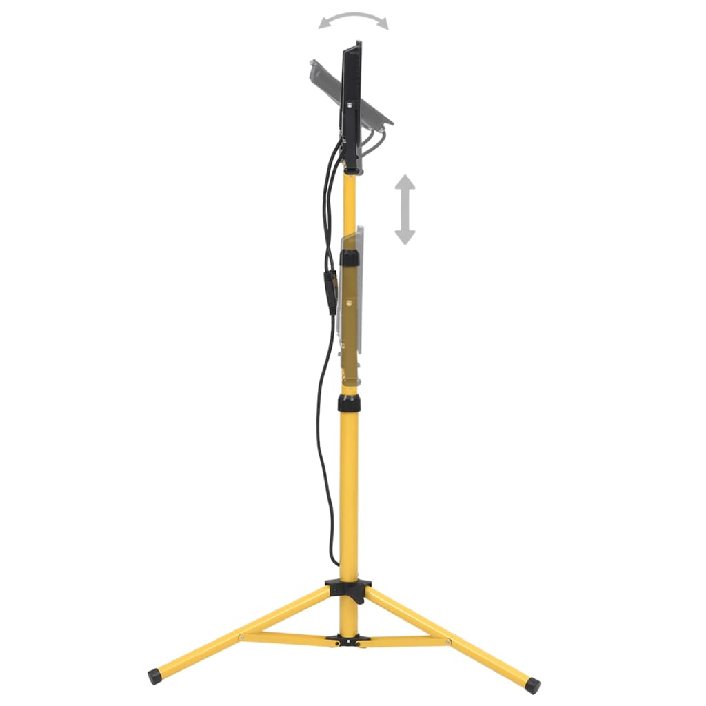 LED-flomlys med stativ 2x100 W kaldhvit