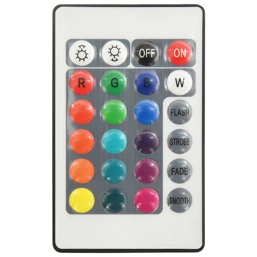 LED-nattbord røkt eik 45x35x67 cm konstruert tre