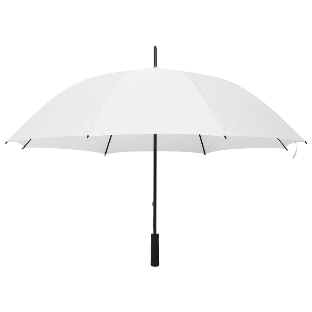 Paraply hvit 130 cm