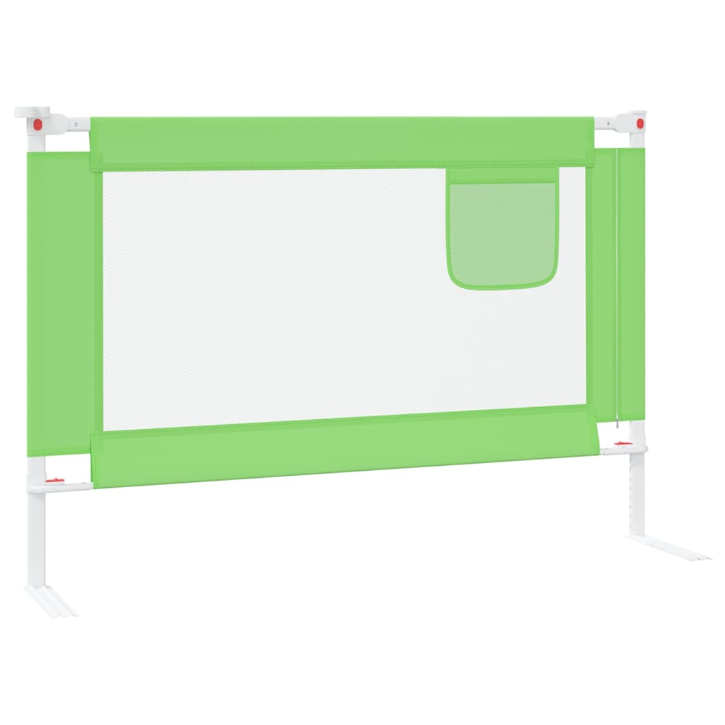 Sengehest småbarn grønn 100x25 cm stoff