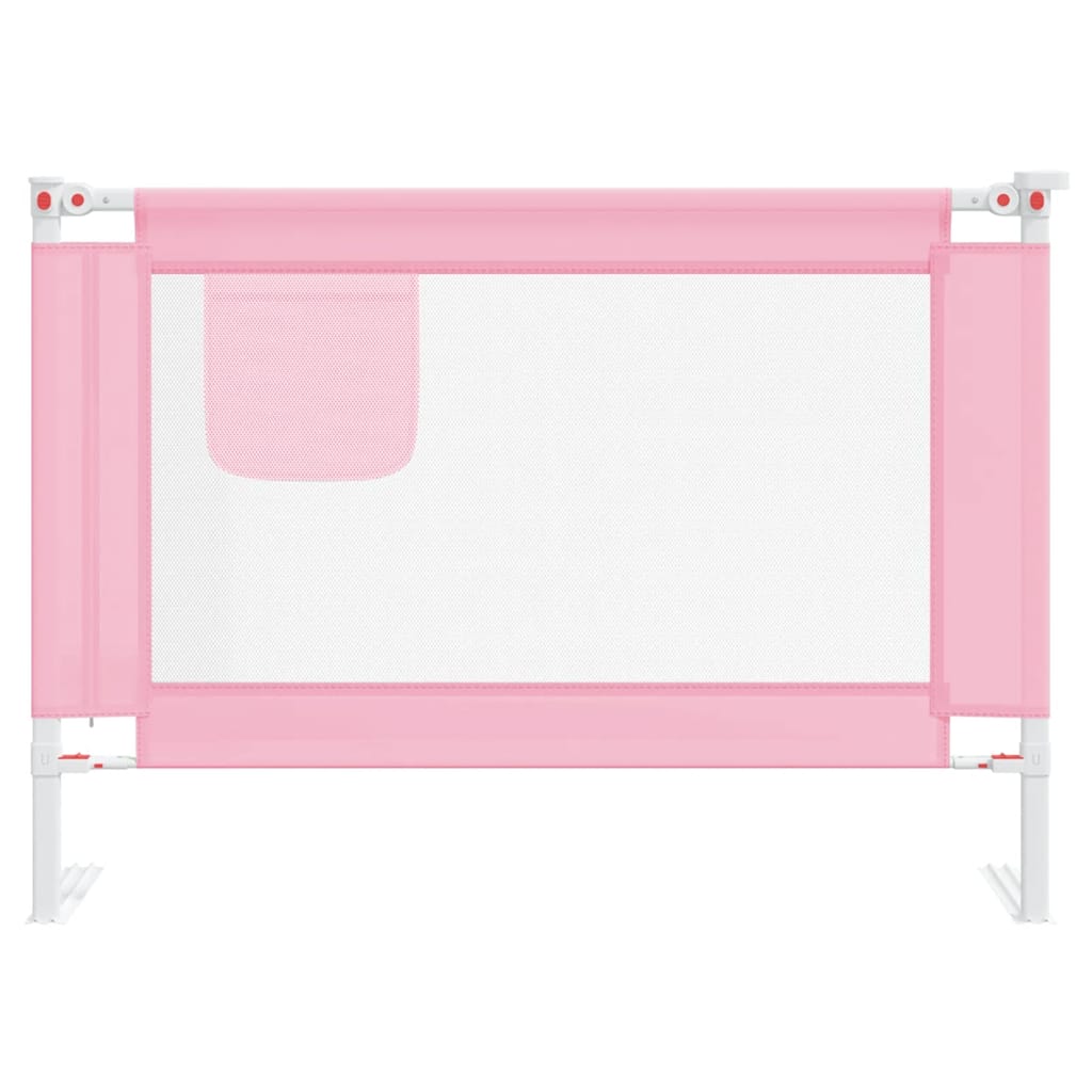 Sengehest småbarn rosa 90x25 cm stoff