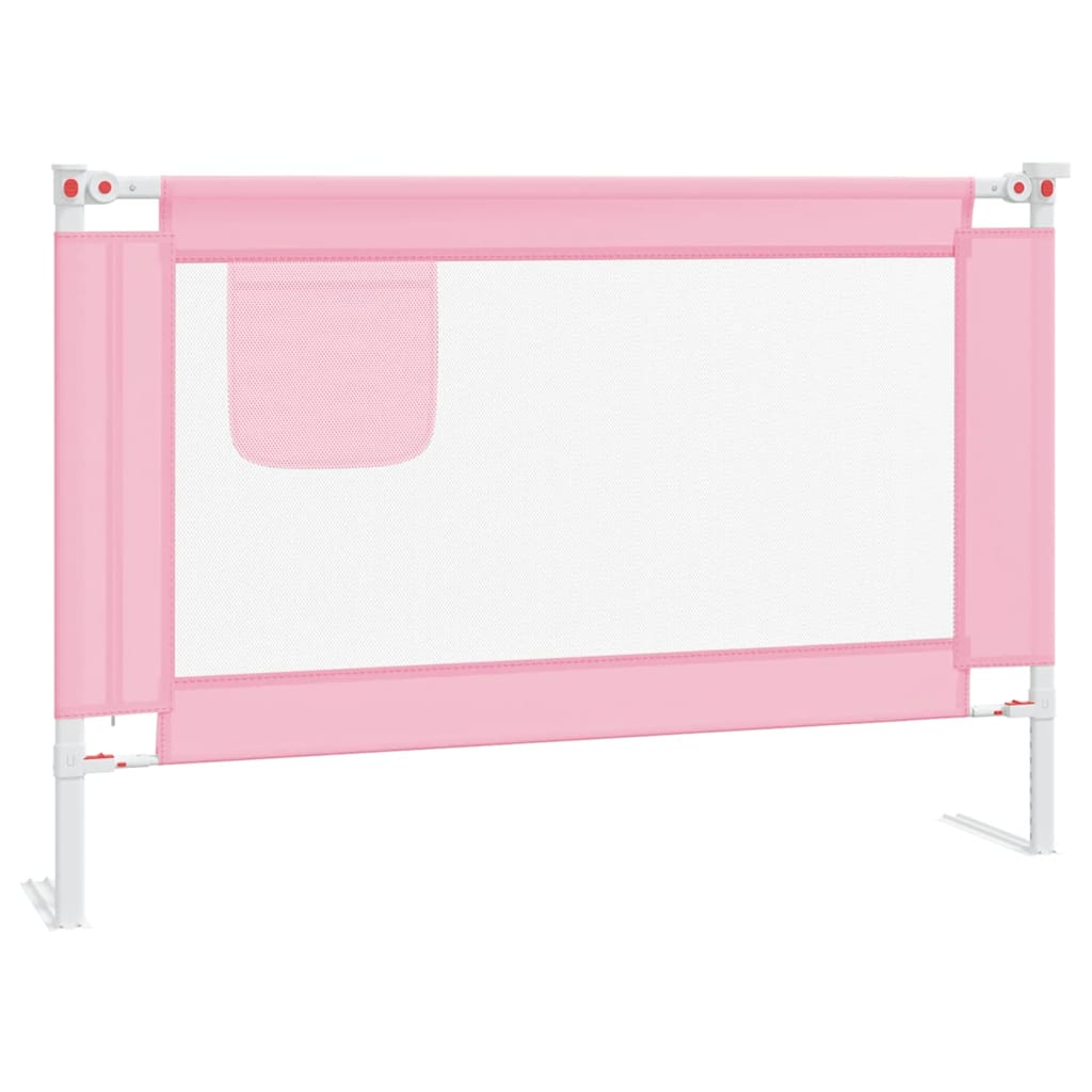 Sengehest småbarn rosa 100x25 cm stoff
