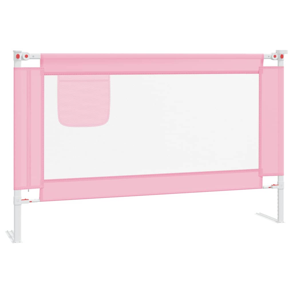 Sengehest småbarn rosa 120x25 cm stoff