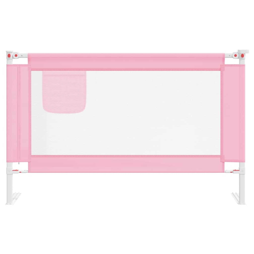 Sengehest småbarn rosa 120x25 cm stoff