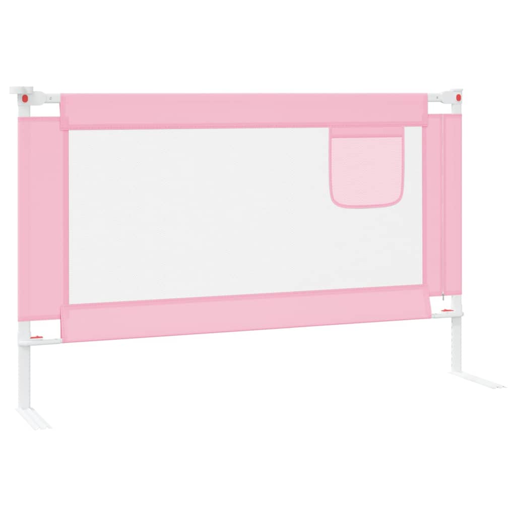 Sengehest småbarn rosa 120x25 cm stoff