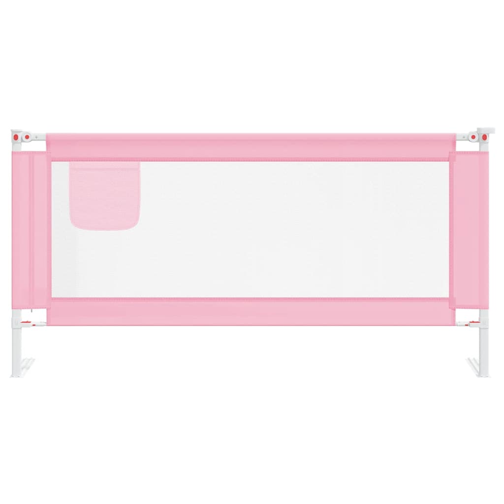 Sengehest småbarn rosa 180x25 cm stoff