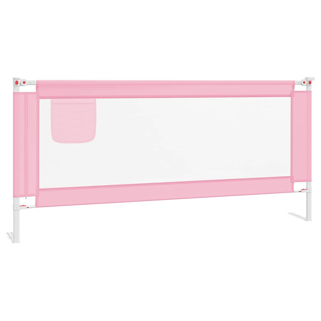 Sengehest småbarn rosa 200x25 cm stoff