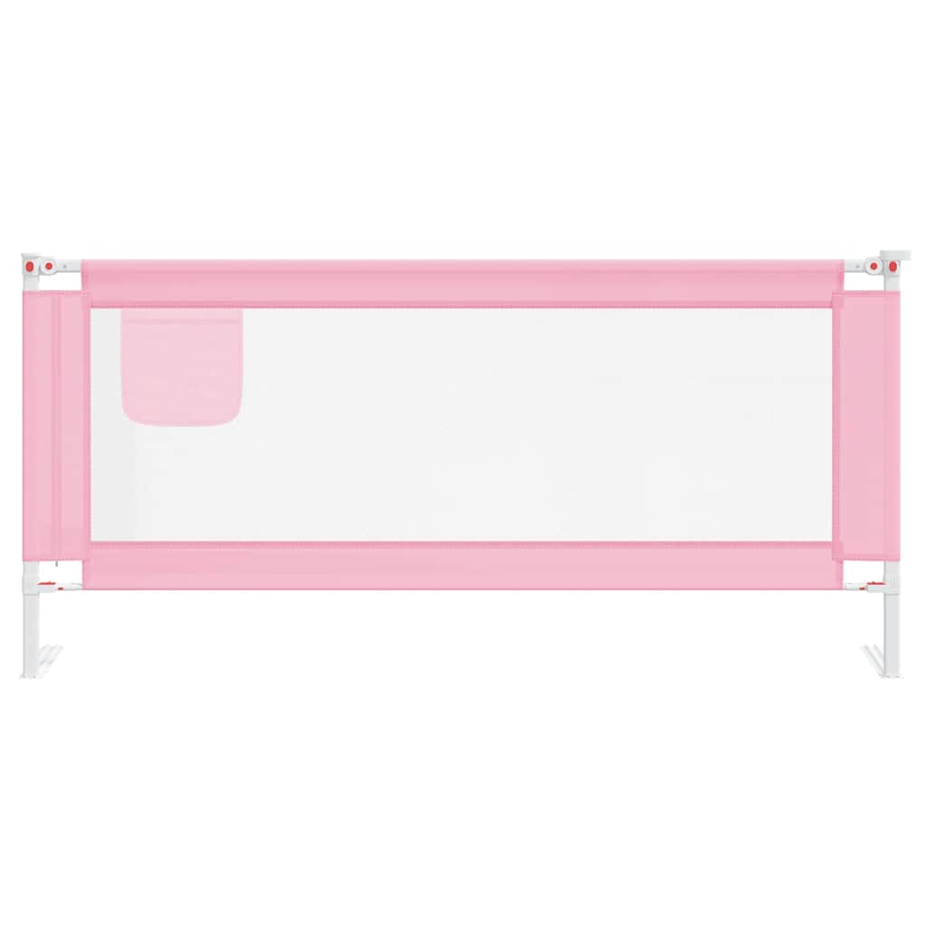 Sengehest småbarn rosa 200x25 cm stoff