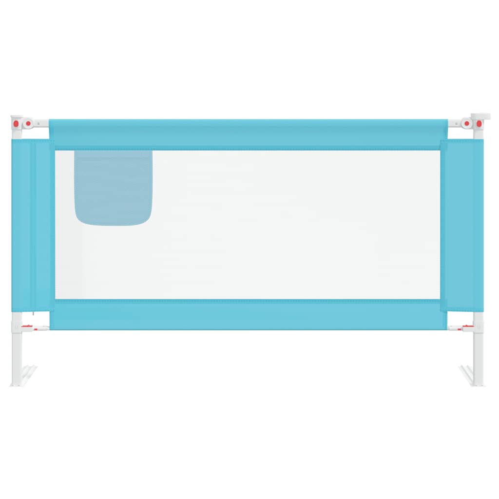 Sengehest småbarn blå 150x25 cm stoff