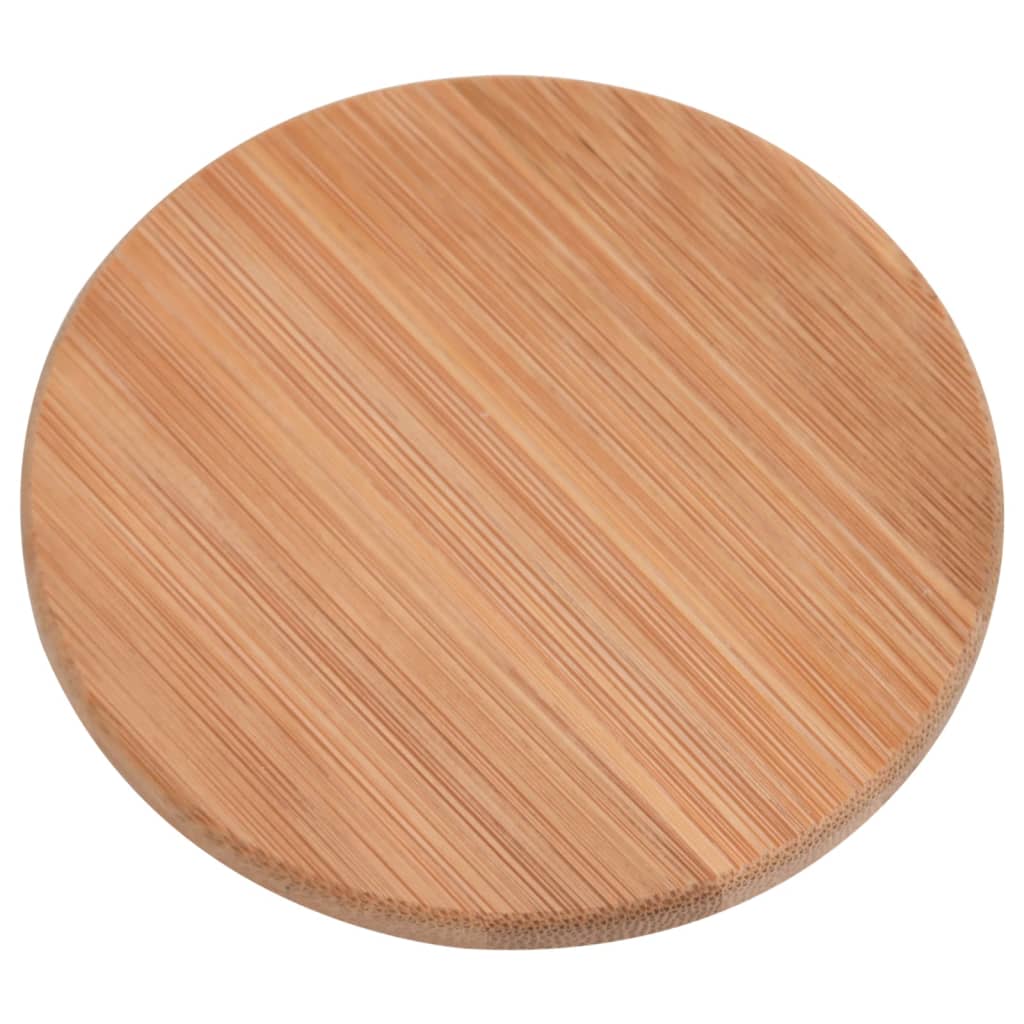 Glasskrukker med bambuslokk 6 stk 1000 ml