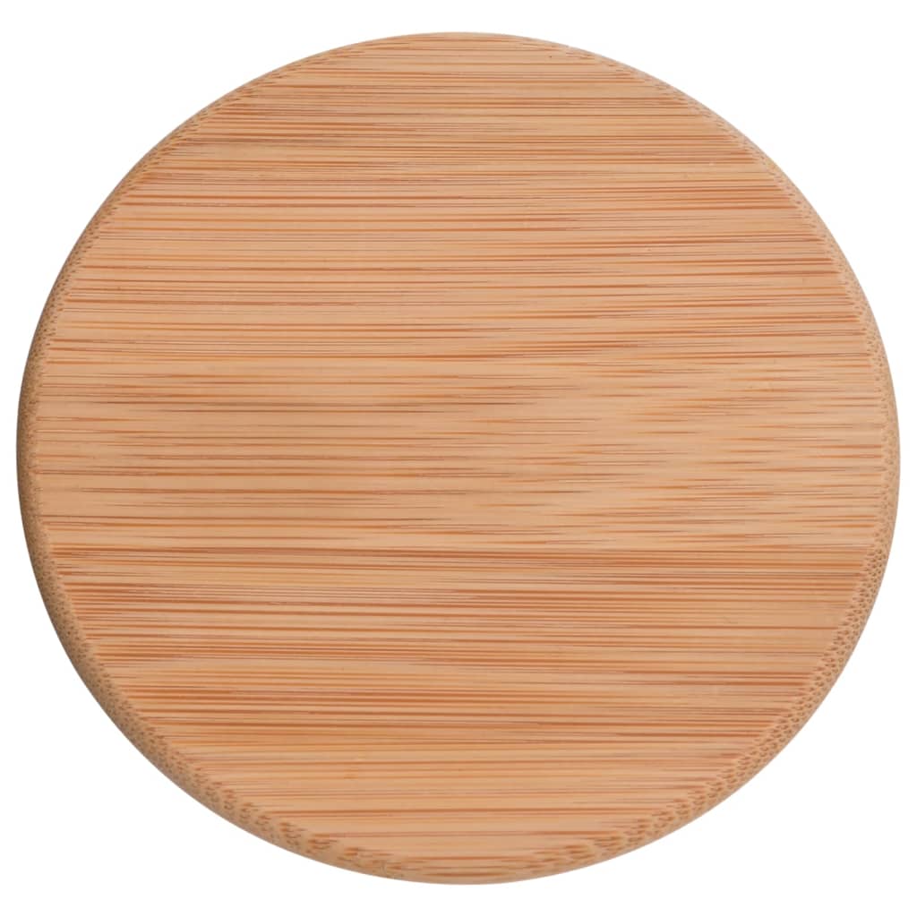 Glasskrukker med bambuslokk 4 stk 1200 ml