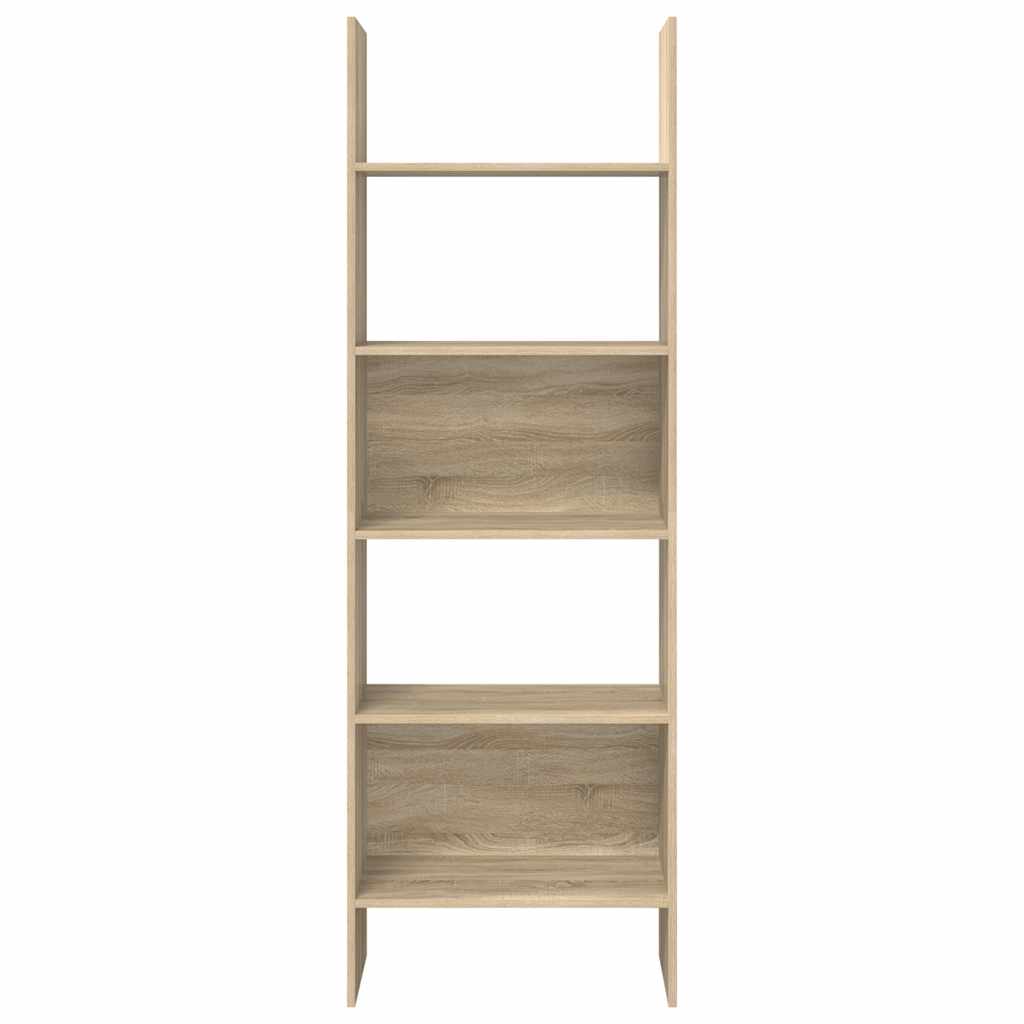 Bokhylle sonoma eik 60x35x180 cm konstruert tre