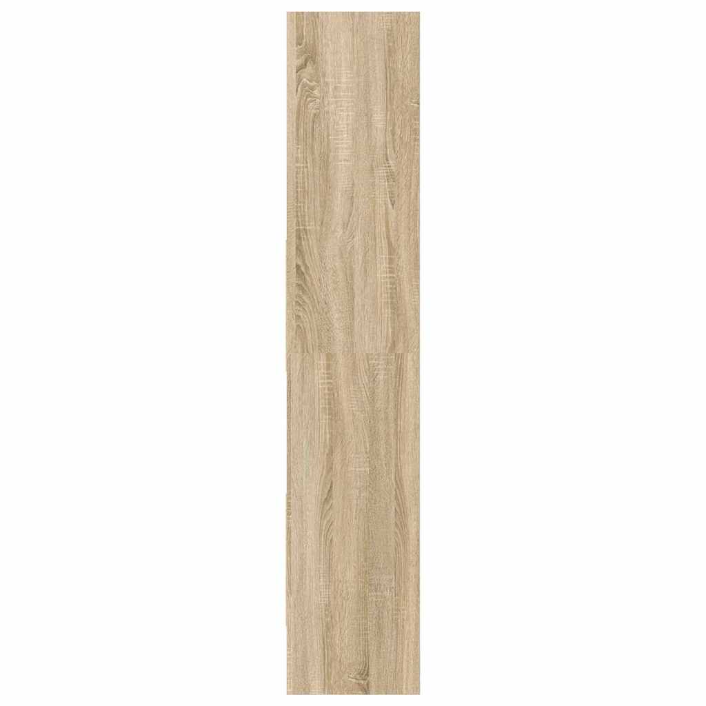 Bokhylle sonoma eik 60x35x180 cm konstruert tre