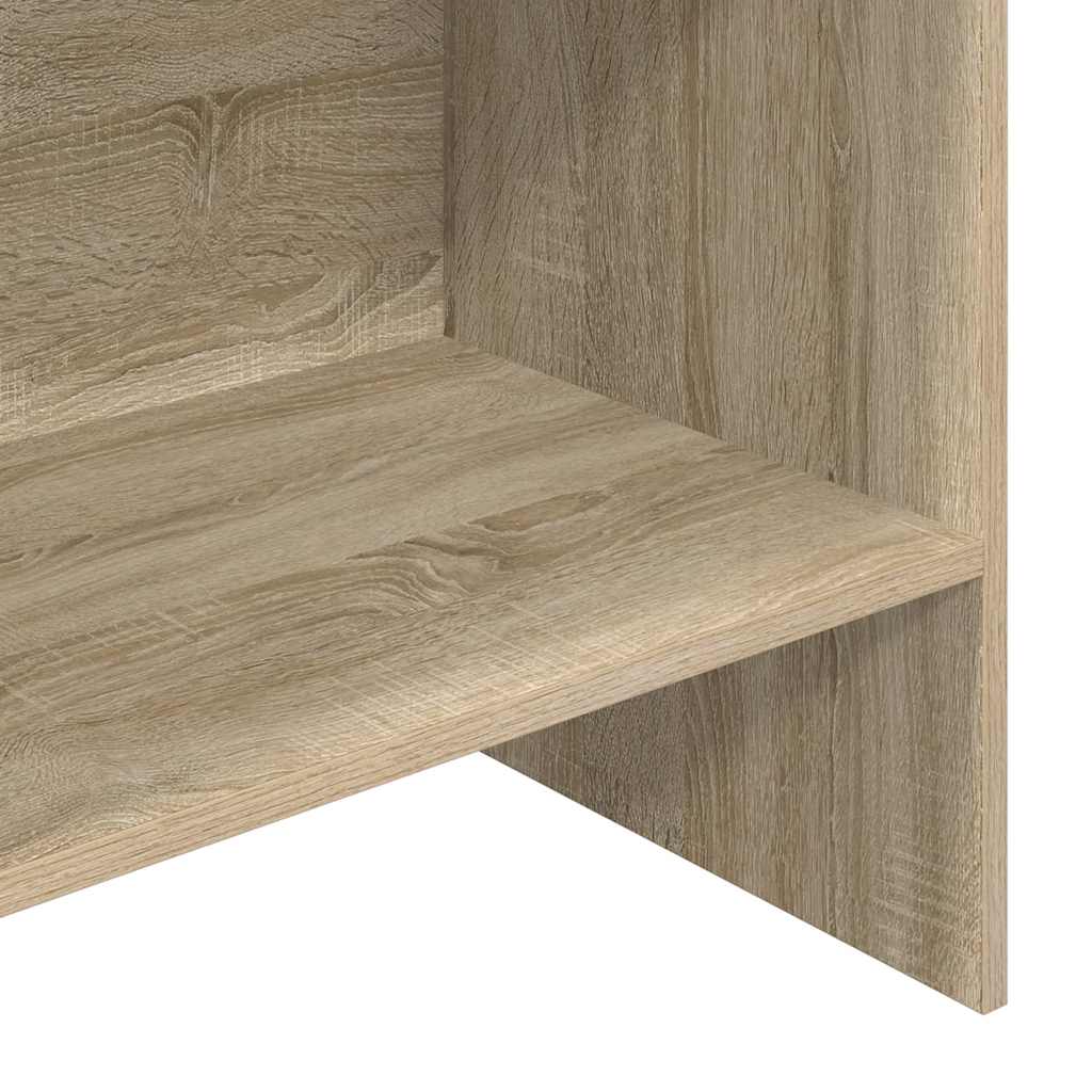 Bokhylle sonoma eik 60x35x180 cm konstruert tre