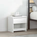 Nattbord 2 stk hvit 40x30x39 cm konstruert tre