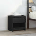Nattbord 2 stk svart 40x30x39 cm konstruert tre