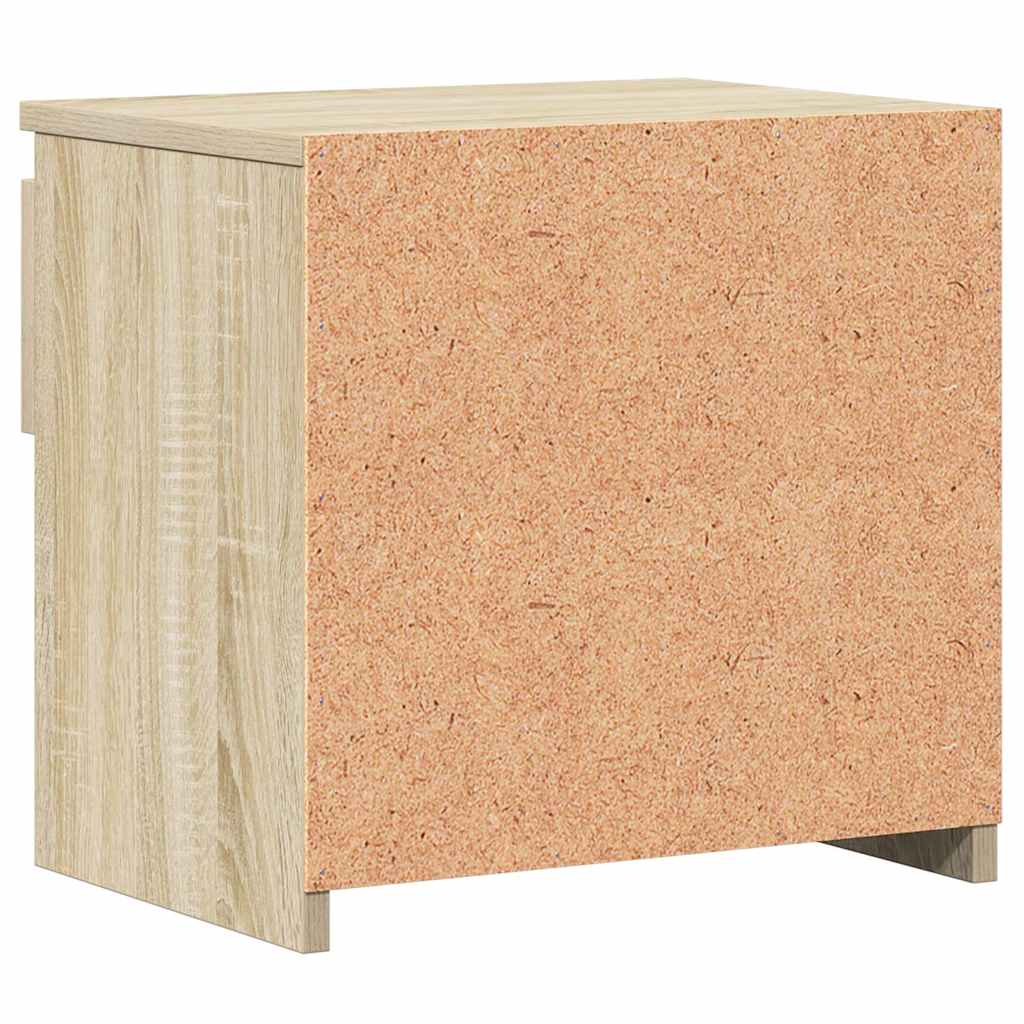 Nattbord sonoma eik 40x30x39 cm konstruert tre