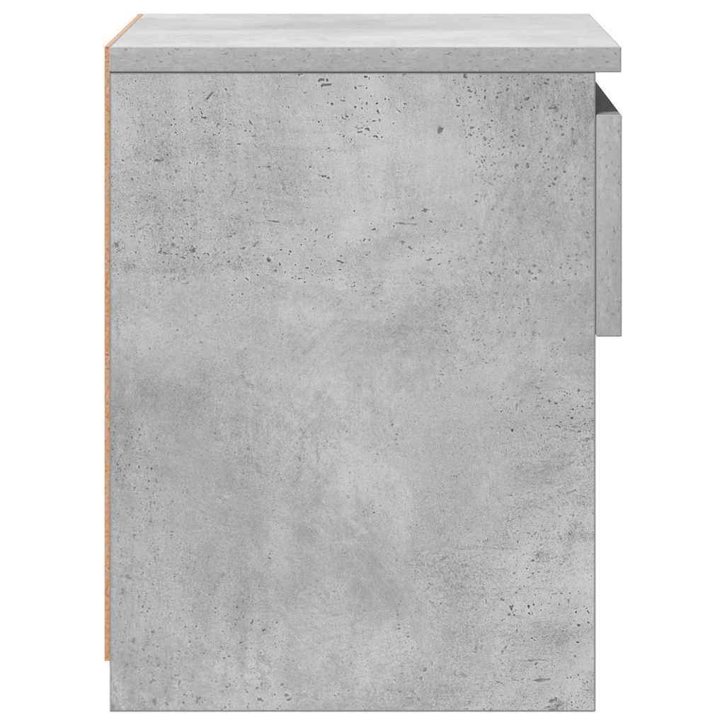 Nattbord betonggrå 40x30x39 cm konstruert tre