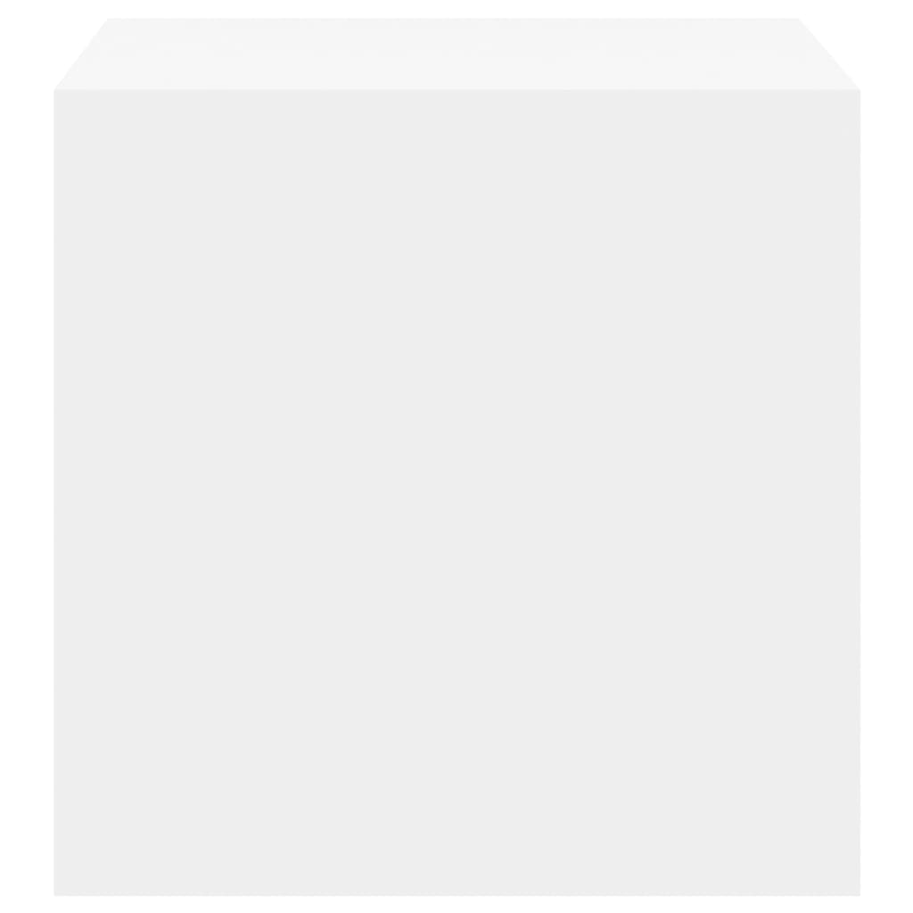 Veggskap 37x37x37 cm sponplate hvit