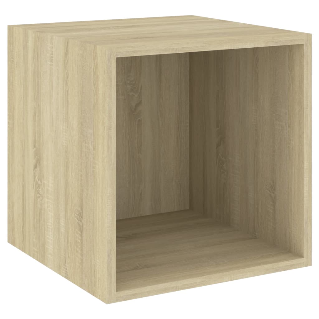 Veggskap sonoma eik 37x37x37 cm sponplate