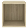 Veggskap sonoma eik 37x37x37 cm sponplate