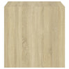 Veggskap sonoma eik 37x37x37 cm sponplate