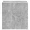 Veggskap i 2 stk 37x37x37 cm konstruert tre betonggrå