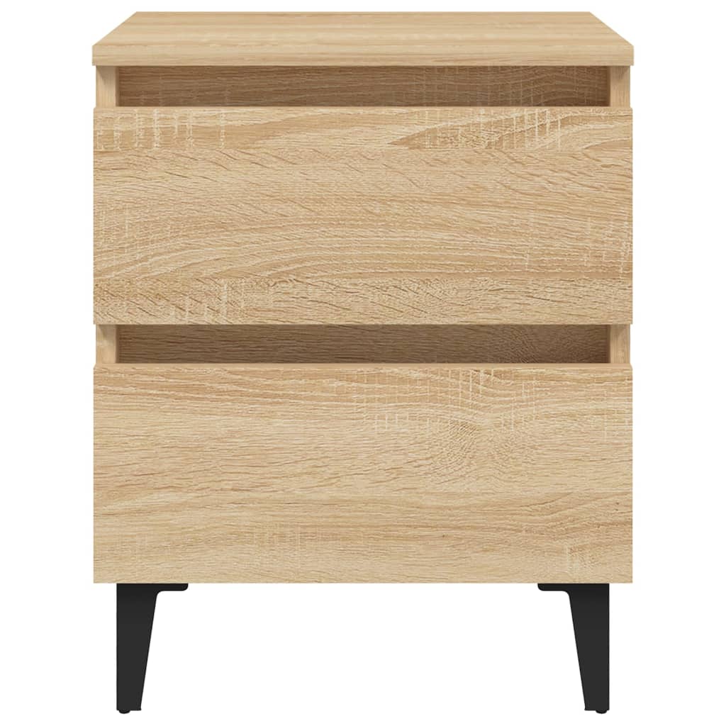 Nattbord sonoma eik 40x35x50 cm konstruert tre