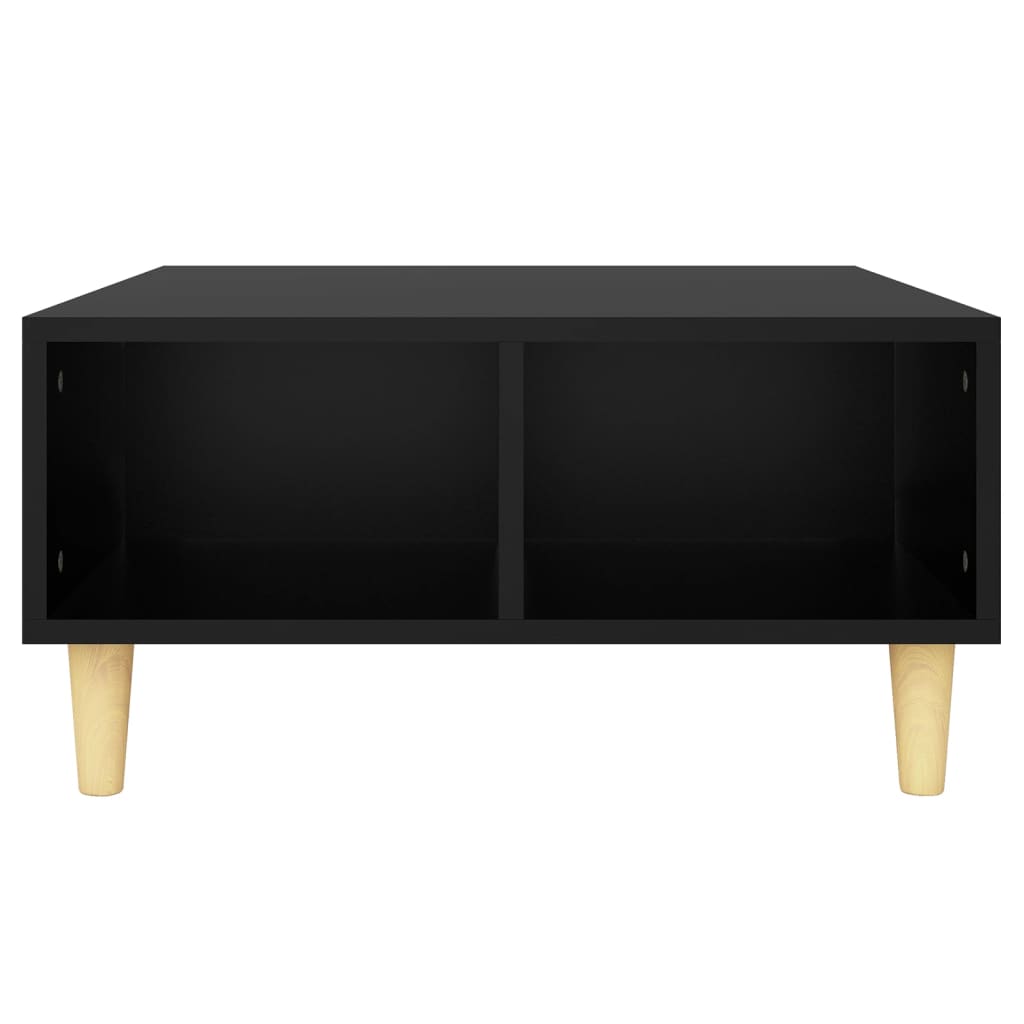 Salongbord svart 60x60x30 cm konstruert tre