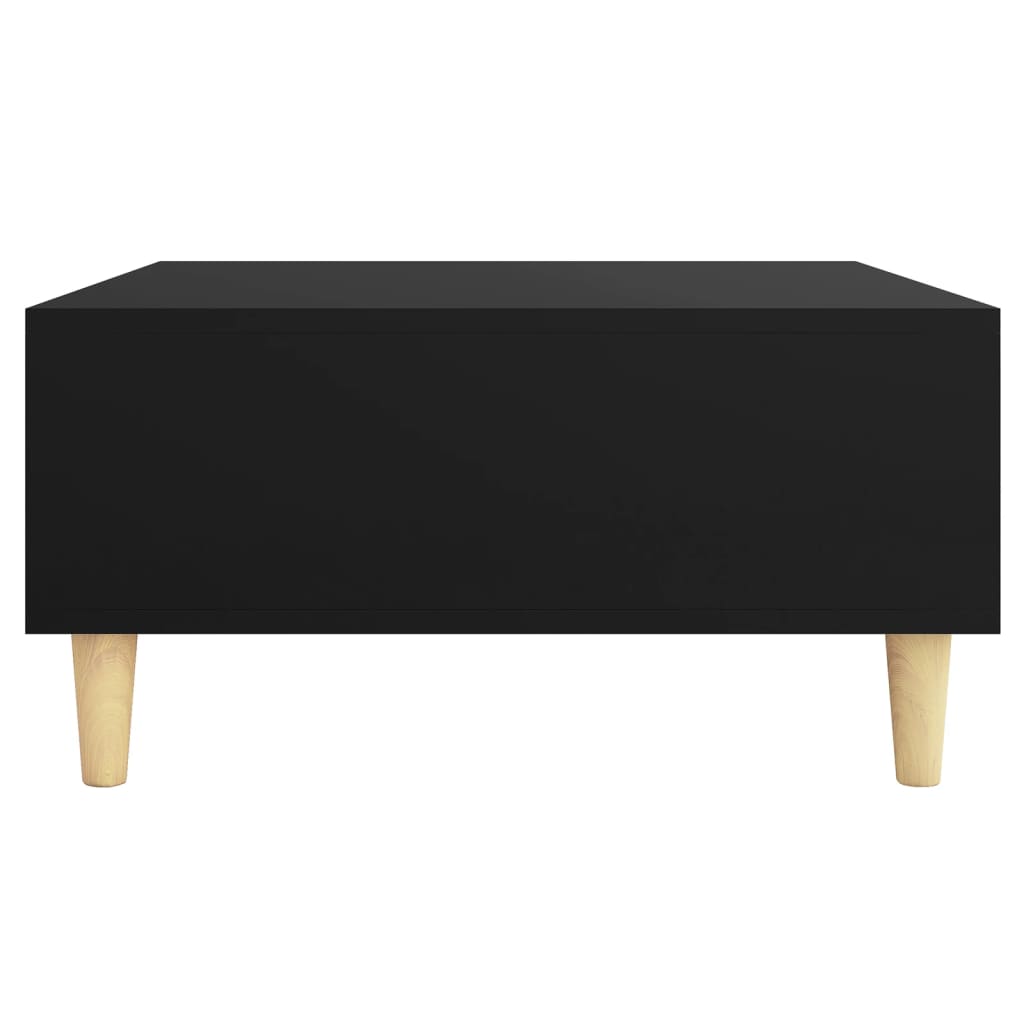 Salongbord svart 60x60x30 cm konstruert tre