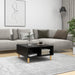 Salongbord svart 60x60x30 cm konstruert tre