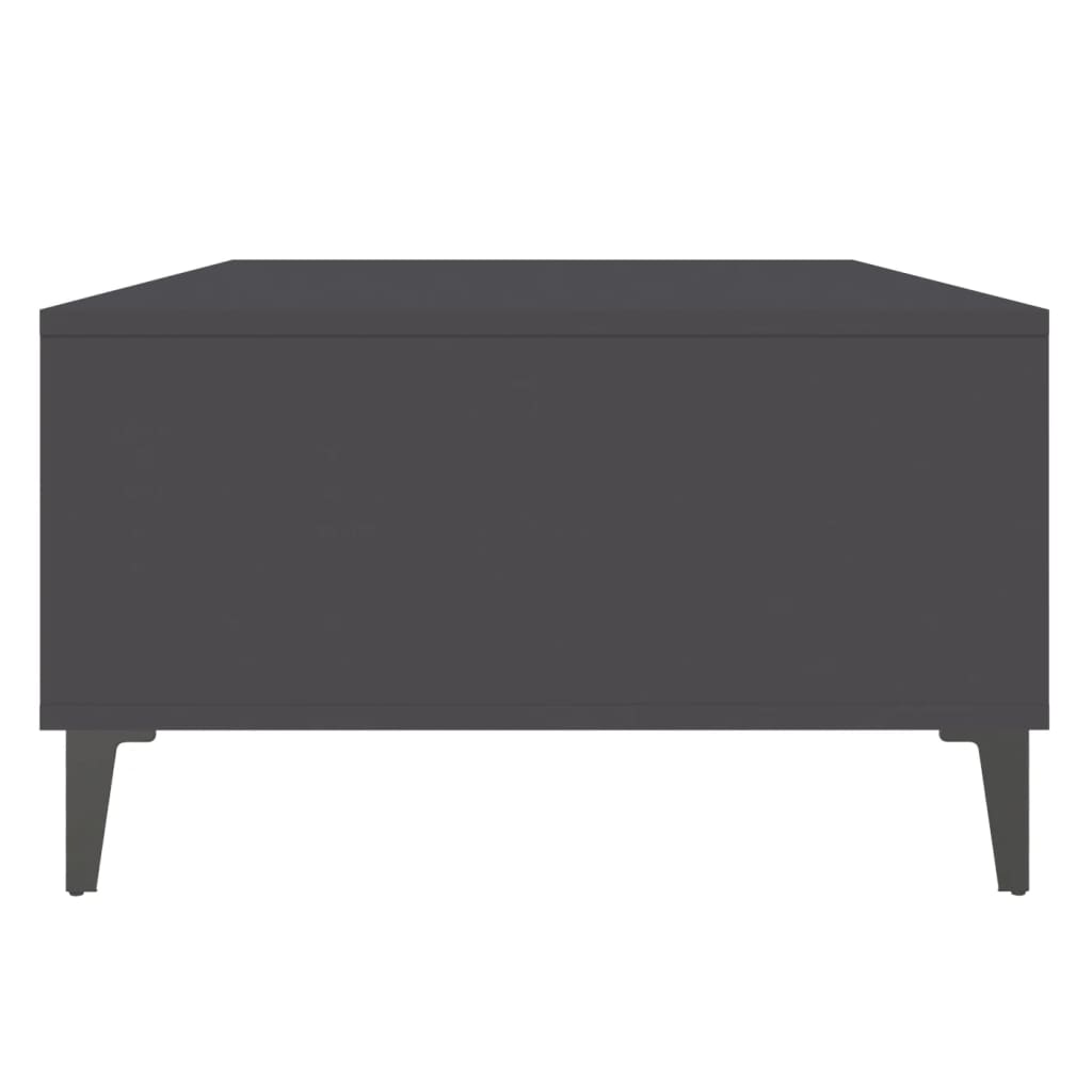 Salongbord grå 103,5x60x35 cm konstruert tre