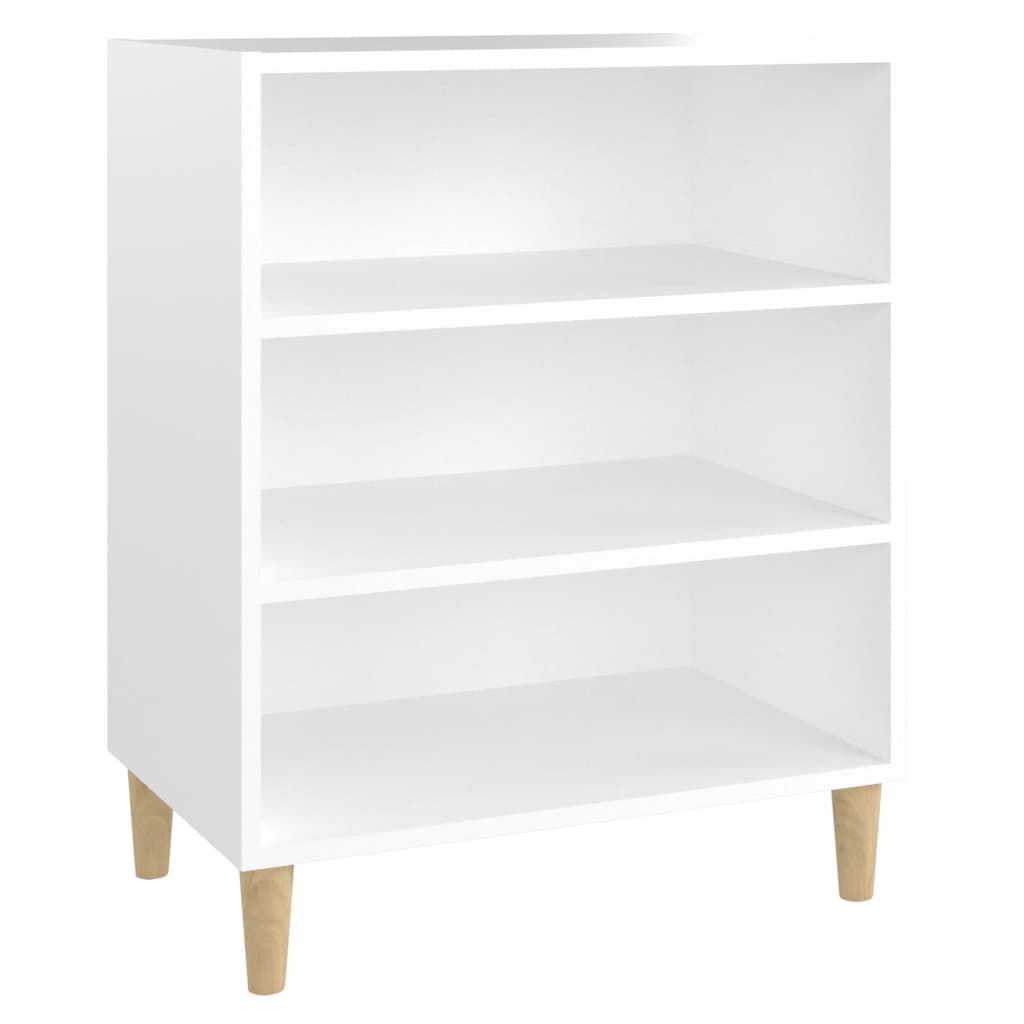 Skjenk hvit 57x35x70 cm konstruert tre