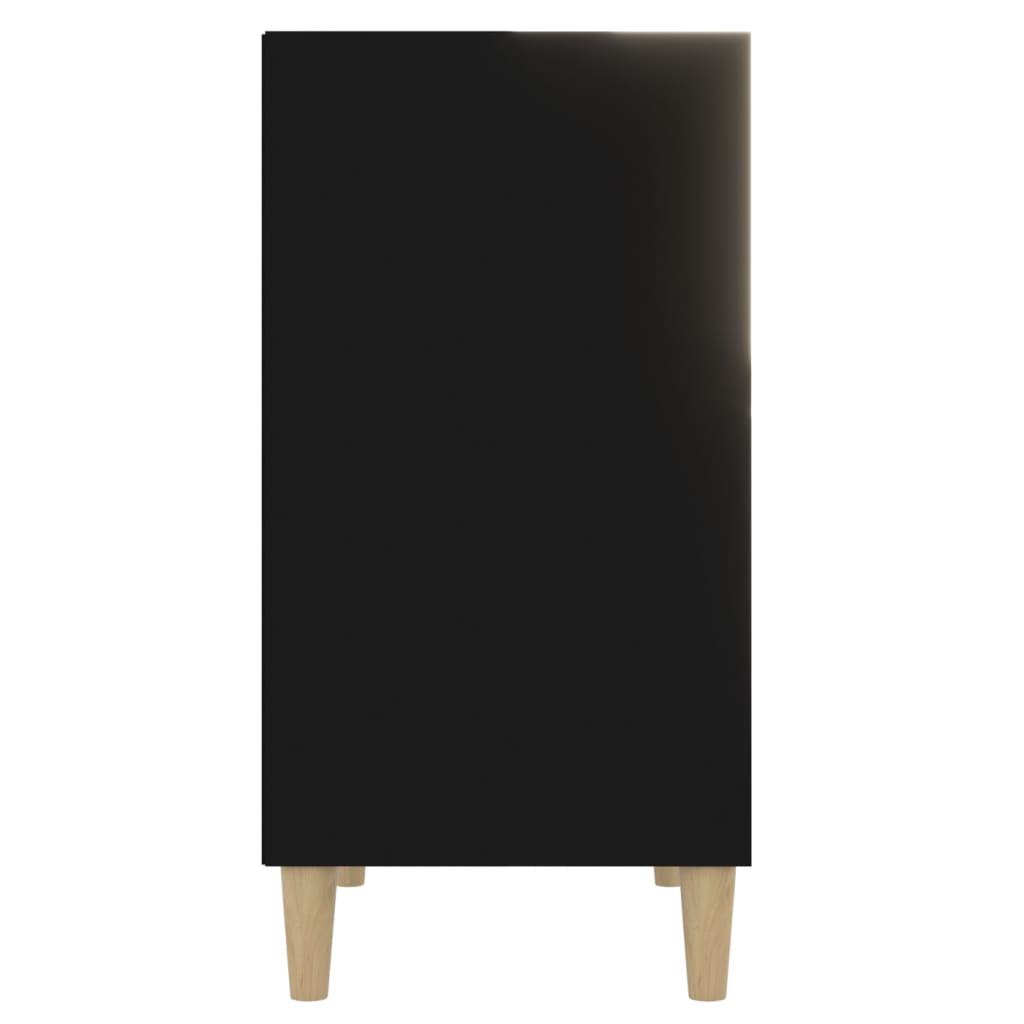 Skjenk svart 57x35x70 cm konstruert tre