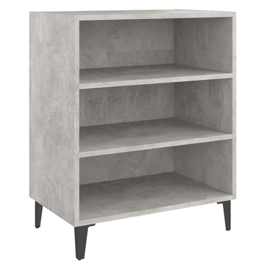 Skjenk betonggrå 57x35x70 cm konstruert tre