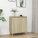 Skjenk med ben i heltre sonoma eik 60x35x70 cm konstruert tre