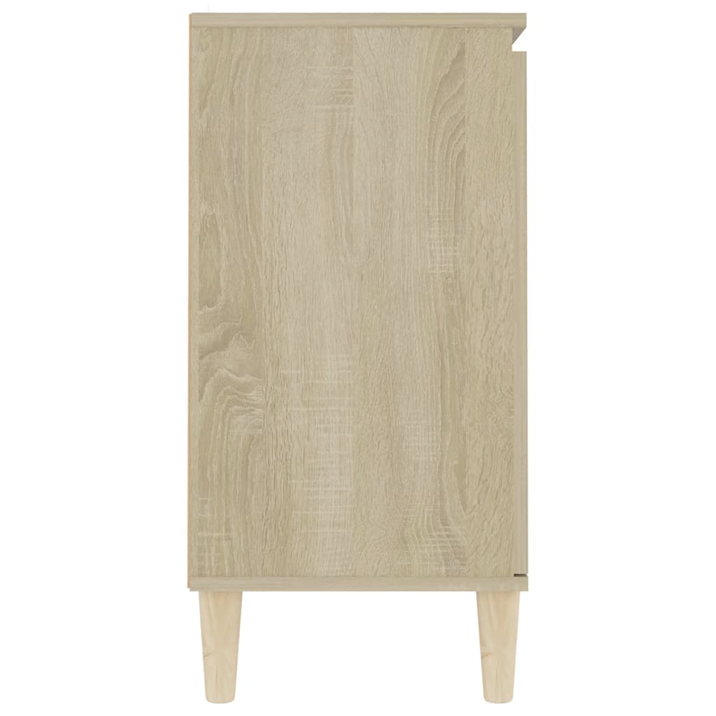 Skjenk sonoma eik 101x35x70 cm konstruert tre