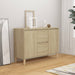 Skjenk sonoma eik 101x35x70 cm konstruert tre