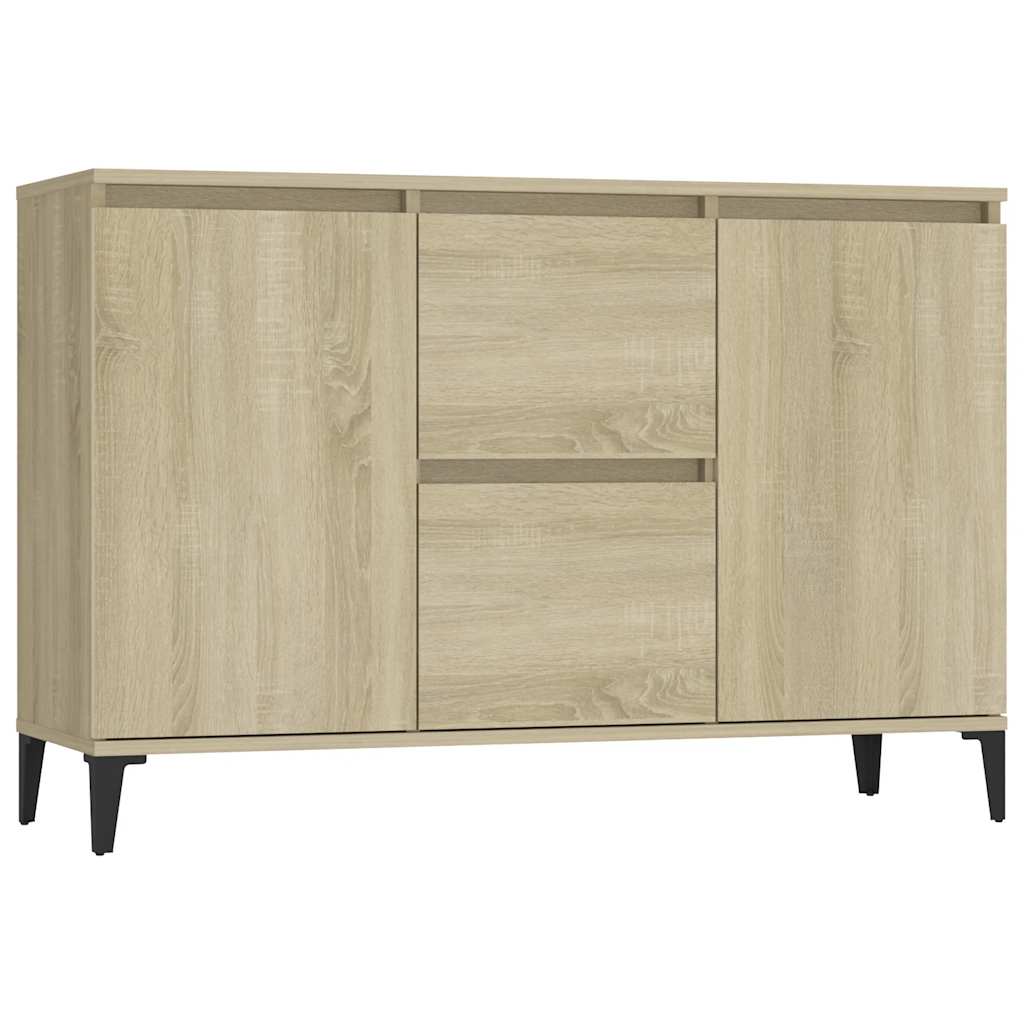 Skjenk sonoma eik 102x35x70 cm konstruert tre