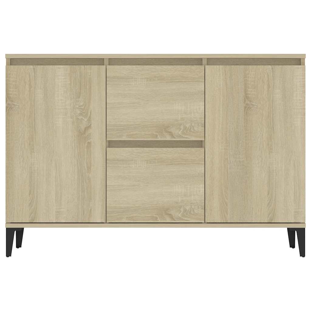 Skjenk sonoma eik 102x35x70 cm konstruert tre