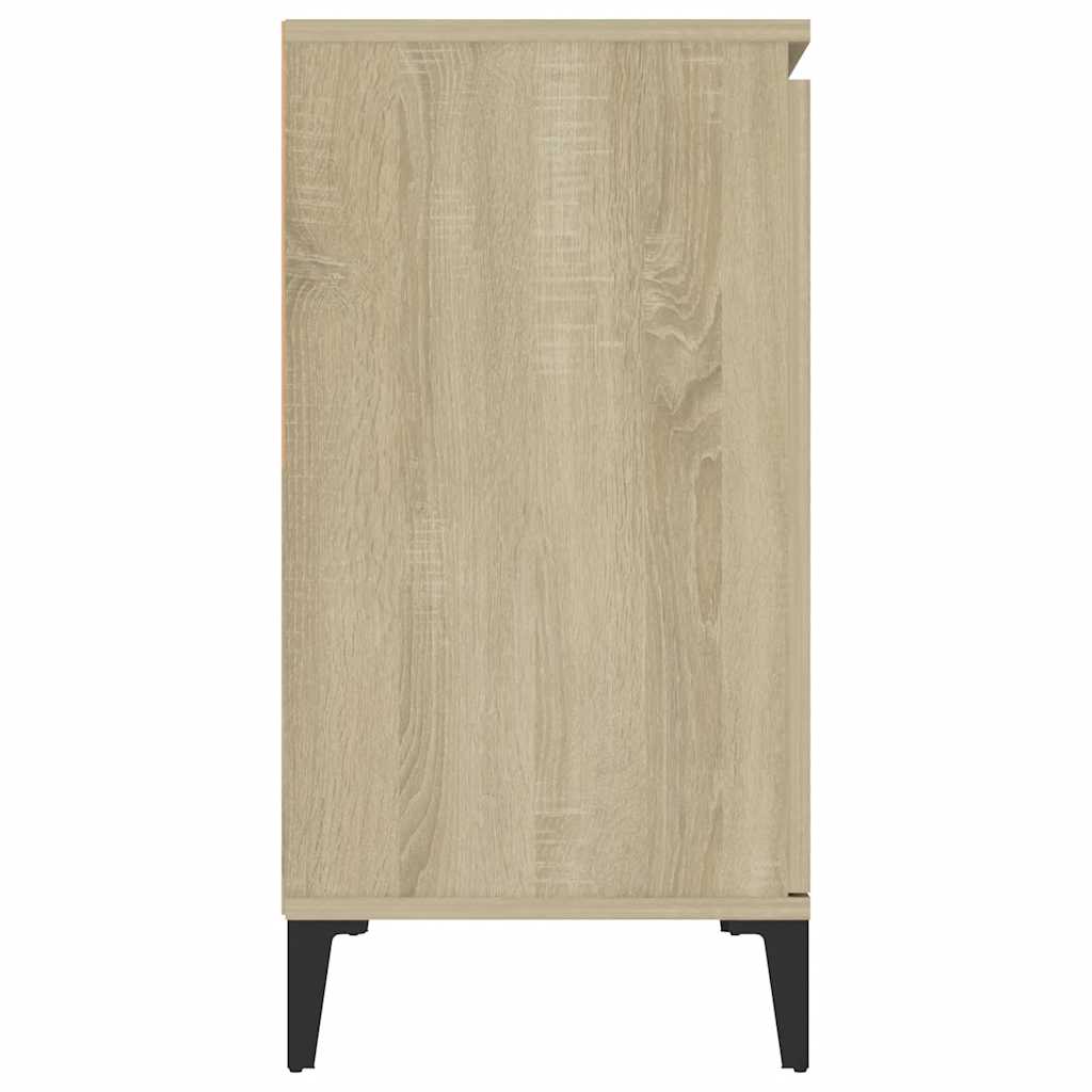 Skjenk sonoma eik 102x35x70 cm konstruert tre