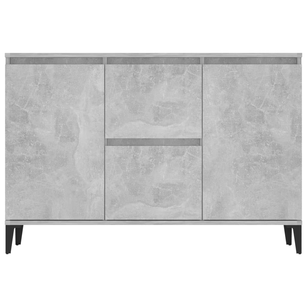 Skjenk grå 102x35x70 cm konstruert tre