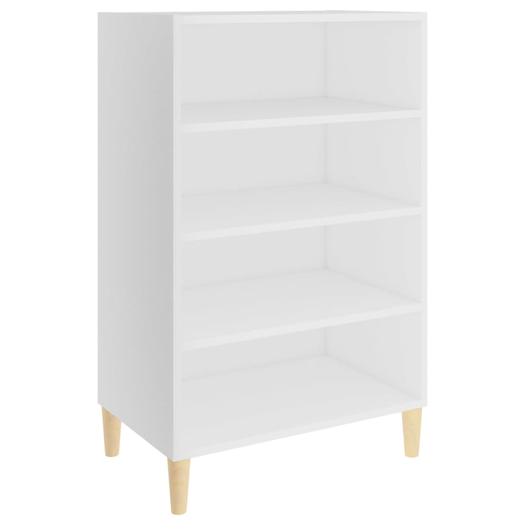 Skjenk hvit 57x35x90 cm konstruert tre