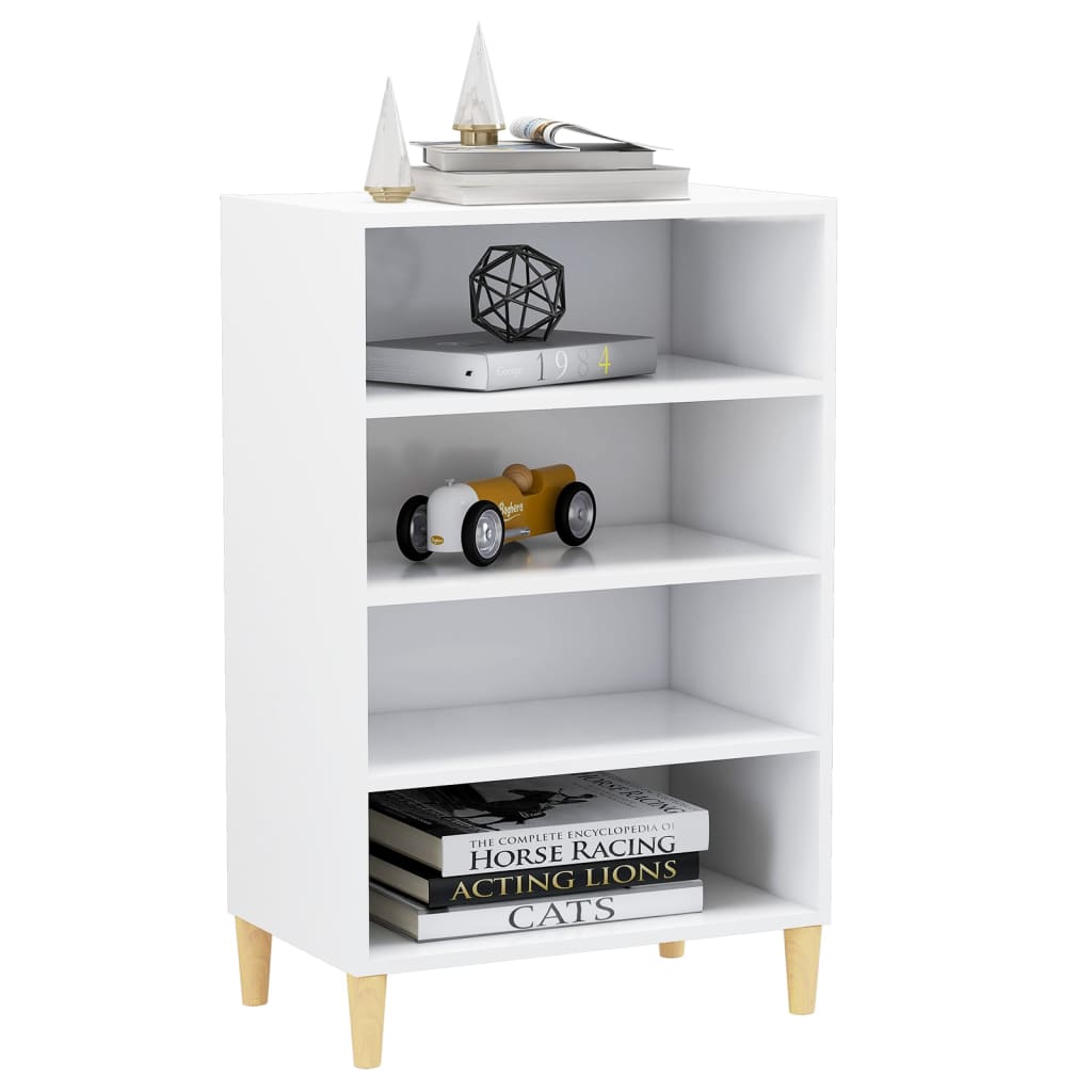 Skjenk hvit 57x35x90 cm konstruert tre