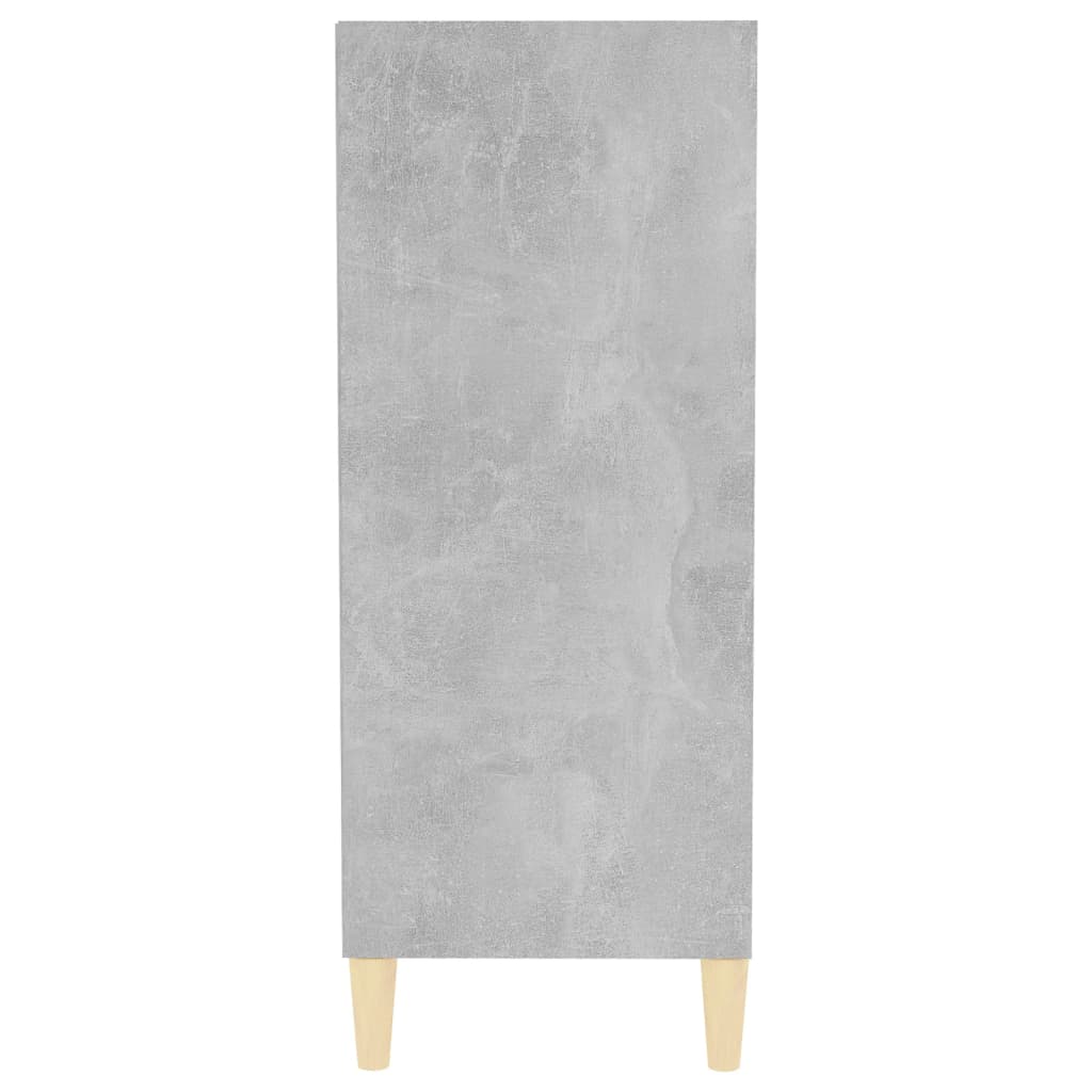 Skjenk betonggrå 57x35x90 cm konstruert tre