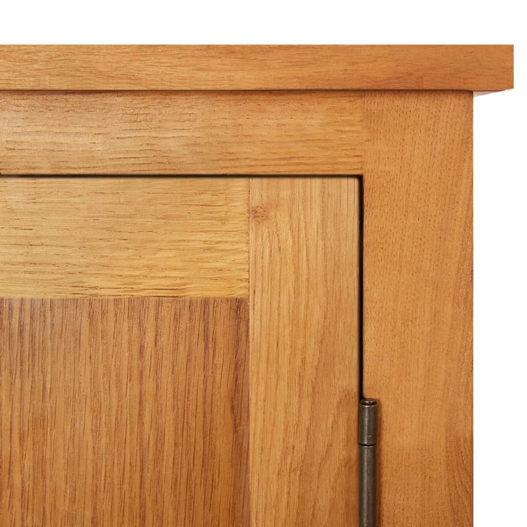 Oppbevaringsskap 50x22x110 cm heltre eik