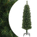 Slankt kunstig juletre med stativ grønn 120 cm PVC