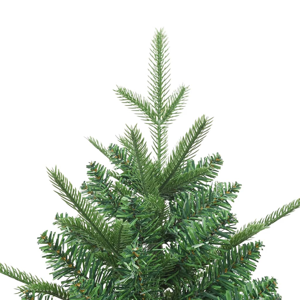 Kunstig juletre grønn 180 cm PVC og PE vidaXL
