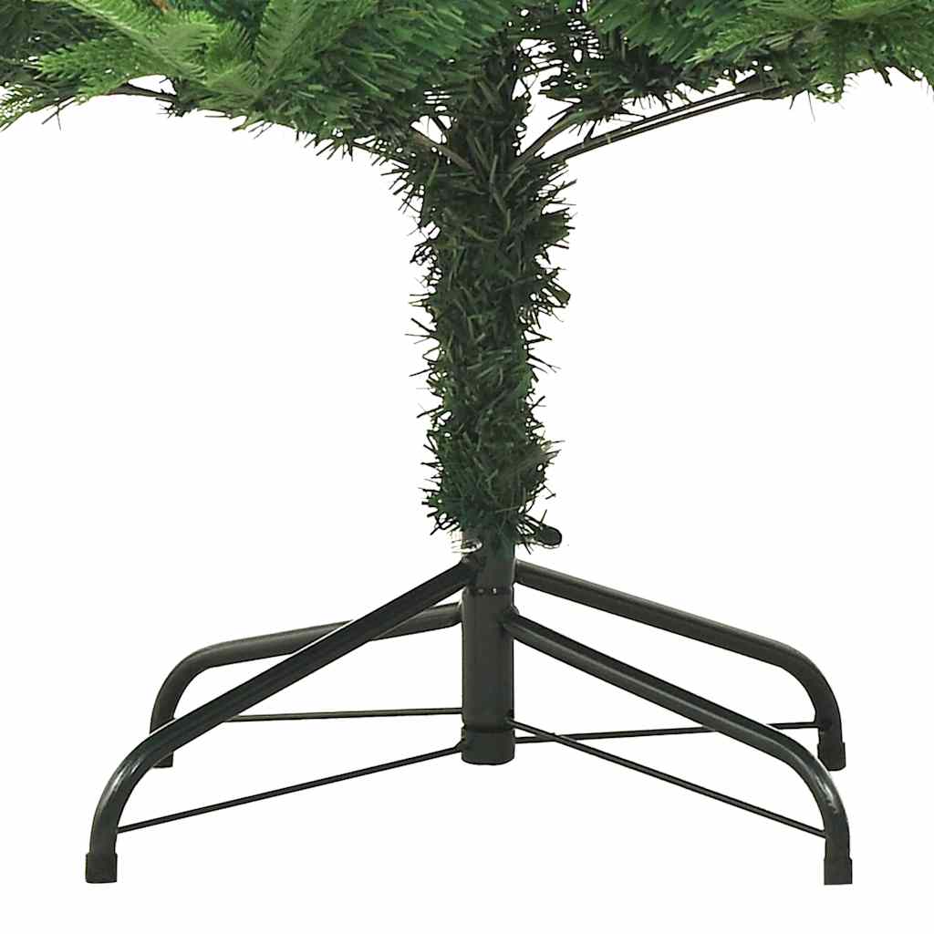 Kunstig juletre grønn 180 cm PVC og PE vidaXL